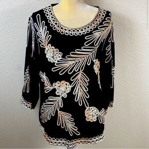 LAUREN MICHELLE LONDON MILAN NEW YORK PARIS WOMAN BLOUSE SIZE 2X